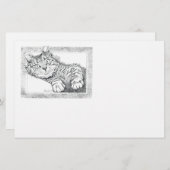 猫カッコいい 便箋 (正面/裏面)