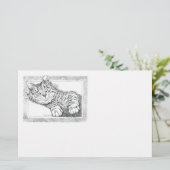 猫カッコいい 便箋 (スタンド正面)