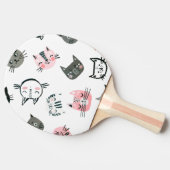 猫カッコいい 卓球ラケット (横)