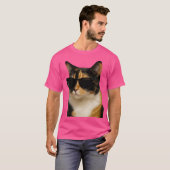 猫カッコいい Tシャツ (正面フル)