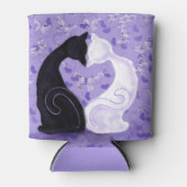 猫カップルの美しいクーラーボックス 缶クーラー (正面)