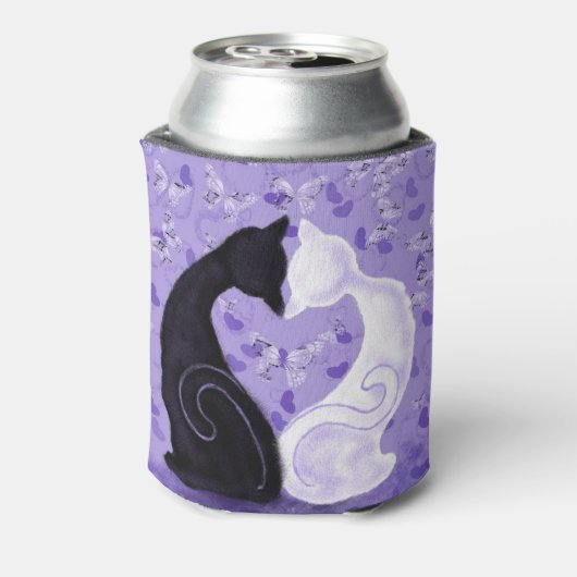 猫カップルの美しいクーラーボックス 缶クーラー (缶裏面)