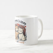 猫カップル愛マグカワイロマン子猫コーヒーカップ コーヒーマグカップ (正面右)