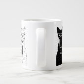 猫カップル ジャンボコーヒーマグカップ (裏面)