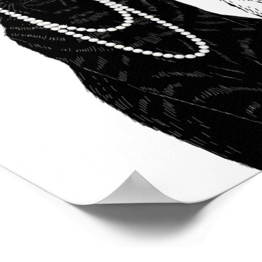 猫カップル ポスター (角)