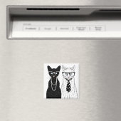 猫カップル マグネット (インサイチュ (食洗機))