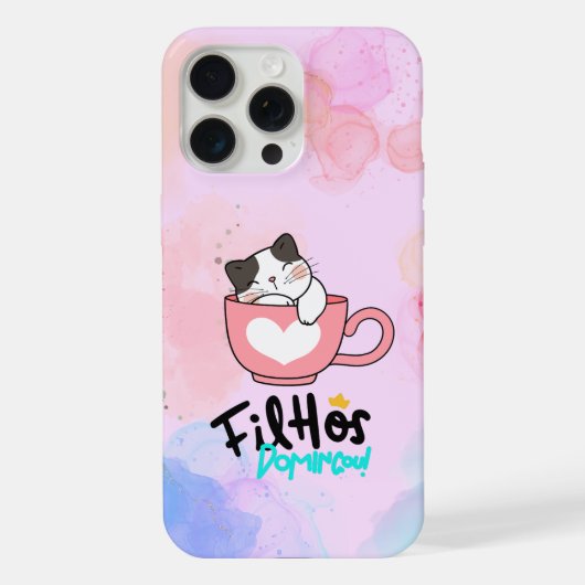 猫カップiPhone / iPadケース iPhoneケース (裏面)