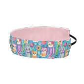 猫カラフルと花のお洒落誕生日 アスレチックヘッドバンド (右)