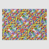 猫カラフルの目を隠した紙吹雪 – クラフト 薄葉紙 (正面)