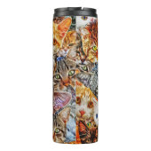 猫カラフルコラージュ タンブラー (裏面)