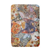 猫カラフルコラージュ バスマット (正面縦)