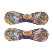 猫カラフルコラージュ 野球ボール (パネル)