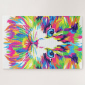 猫カラフルジグソーパズル ジグソーパズル (横)