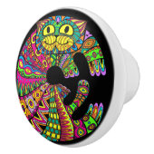 猫カラフルノブの改訂版 セラミックノブ (右)