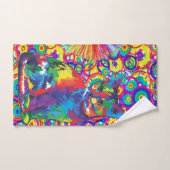 猫カラフル子猫タオル バスタオルセット (ハンドタオル)