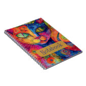 猫カラフル手帳 ノートブック (右側)