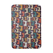 猫カラフル柄のバスマット バスマット (正面縦)