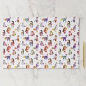 猫カラフル紙ランチョンマット ペーパーパッド (インサイチュ)