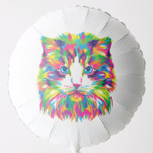 猫カラフル美術猫写真猫アート