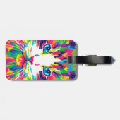 猫カラフル美術猫写真猫アート ラゲッジタグ (裏面横)