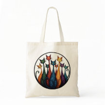 猫カラフル9お洒落匹 – Feline Art Shoppe