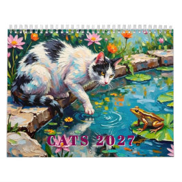 猫カレンダー2027年版 カレンダー