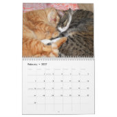 猫カレンダー カレンダー (2月 2027)