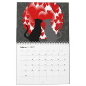 猫カレンダー カレンダー (2月 2027)