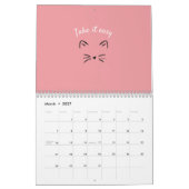  猫カレンダー カレンダー (3月 2027)