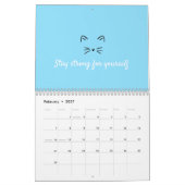  猫カレンダー カレンダー (2月 2027)