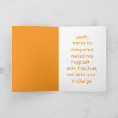 猫カードの離婚を恐れたホワイワイの私 カード (内部)