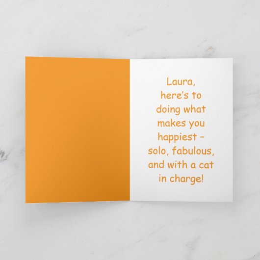 猫カードの離婚を恐れたホワイワイの私 カード (内部)