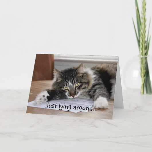 猫カー恋しく思ドの理由 カード (正面)