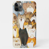 猫ガロレモノグラム Case-Mate iPhoneケース (裏面)