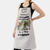猫キッおもしろいチン生鮮日替え認定カスタム エプロン (インサイチュ)