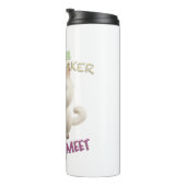 猫キッテン切れトラブル屋かわいい可愛いおもしろい タンブラー (回転右)