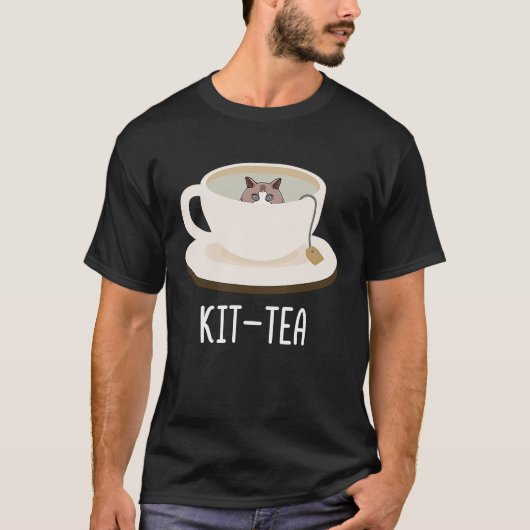 猫キット茶猫ラグドール Tシャツ (正面)