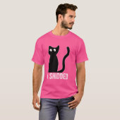 猫キティユーモアのあるー猫オーナーフ予測できなン Tシャツ (正面フル)