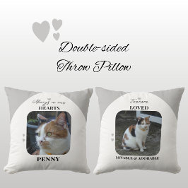 猫キープサケペット2枚メモリアルグレー クッション