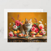 猫クラシックと自然の恵みを今も生きる ポストカード (正面/裏面)