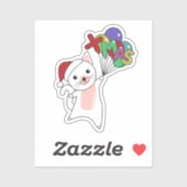 猫クリスマススノーウィンターアニマルズキャッツシール シール (シート)