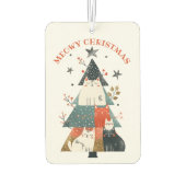 猫クリスマスツリーMeowyクリスマスお洒落 カーエアーフレッシュナー (裏面)