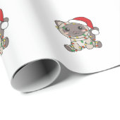 猫クリスマス冬の動物たち ラッピングペーパー (ロールコーナー)