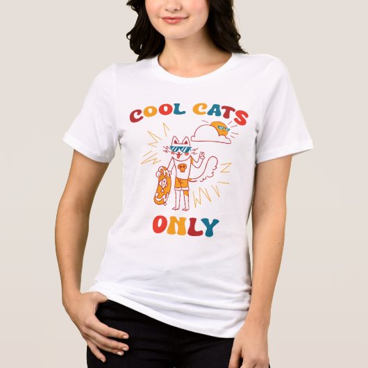 猫クールのみ トライブレンドＴシャツ (正面)