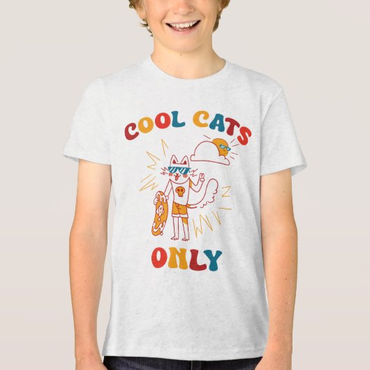 猫クールのみ トライブレンドＴシャツ (正面)