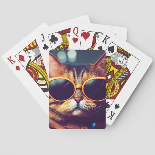 猫クールサングラストランプ トランプ (裏面)