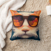 猫クールサングラス枕 クッション (ブランケット)