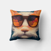 猫クールサングラス枕 クッション (裏面)