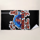 猫クールビーチタオル ビーチタオル (正面)