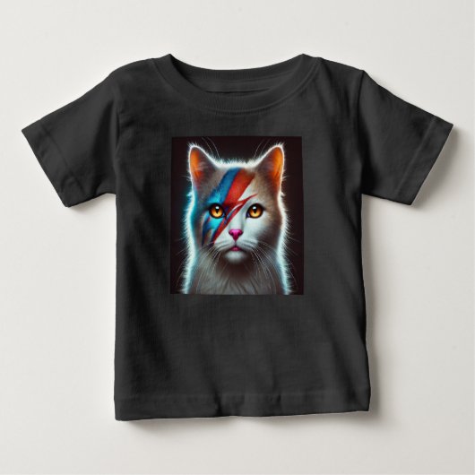 猫クールベビーtシャツ！ ベビーTシャツ (正面)